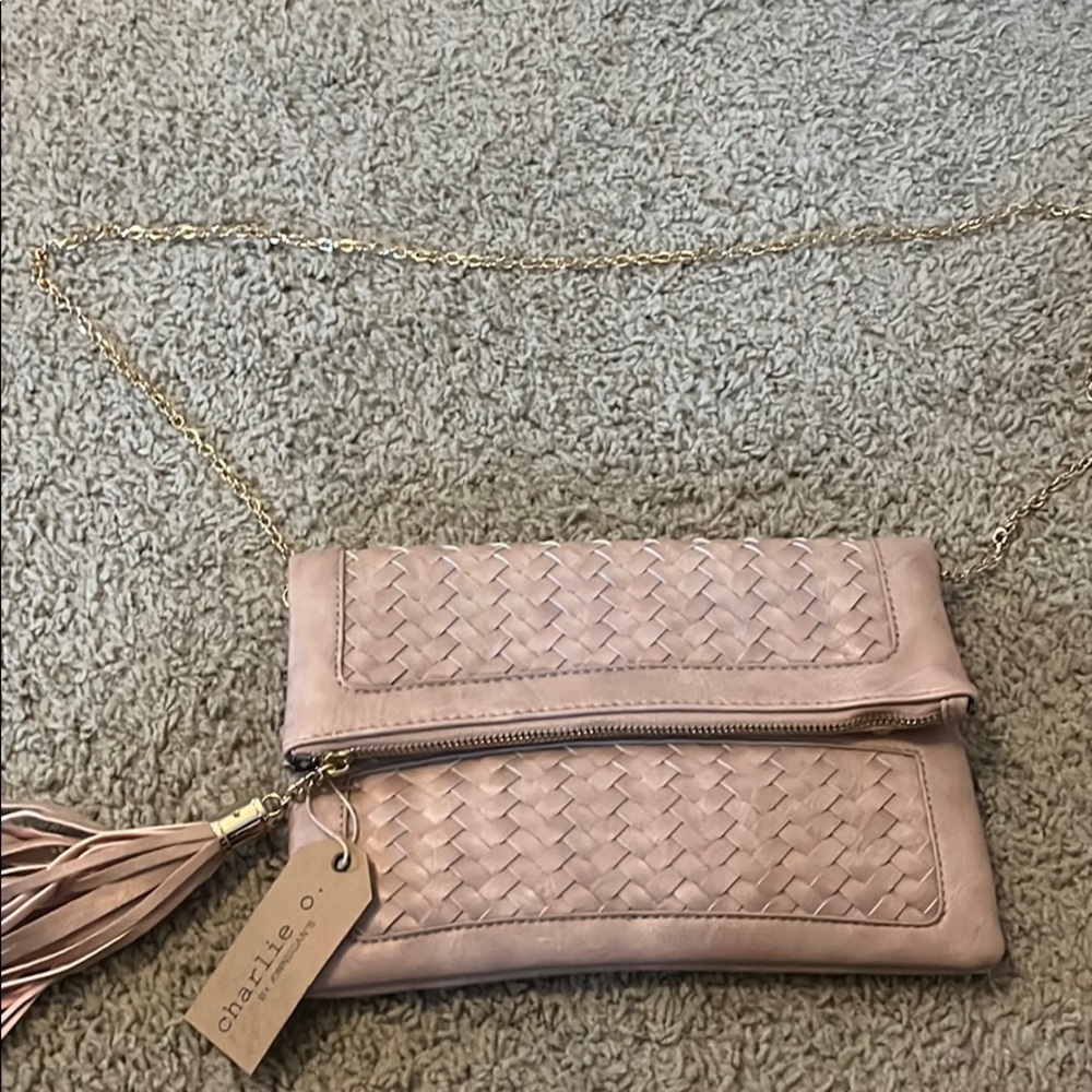 Blush pink purse